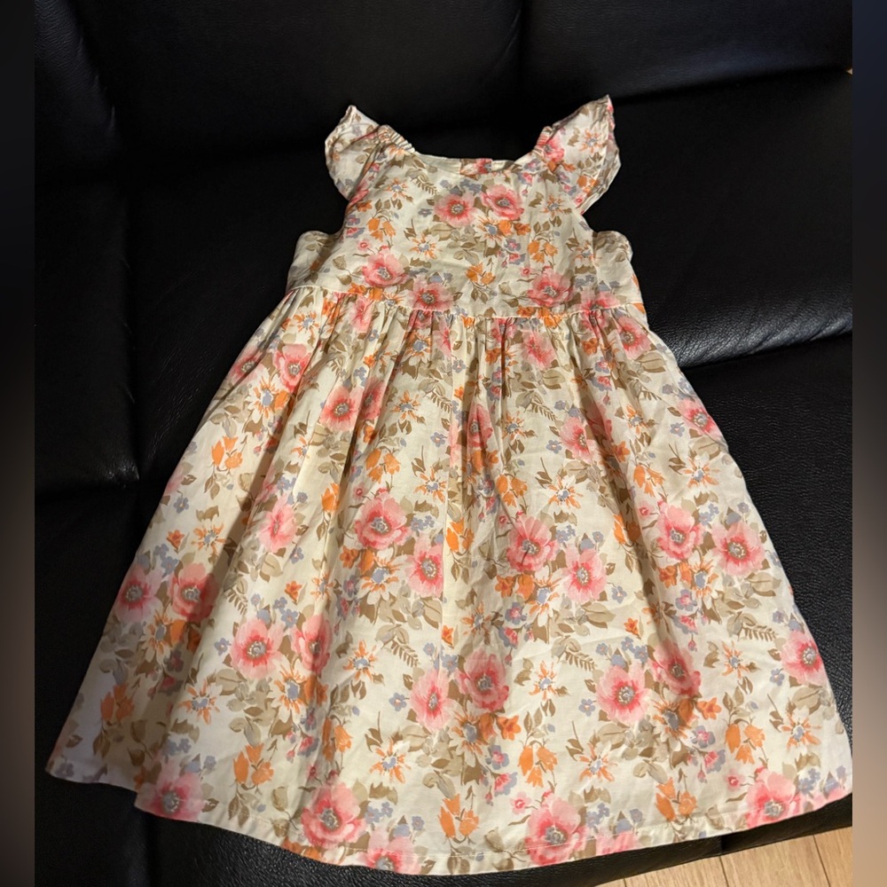 OshKosh B'gosh Floral Dress with Pink and Orange
